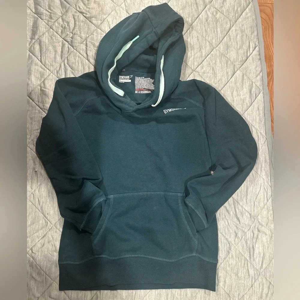 Gymshark Hoodie Womens XS
Green Pullover Kangaroo Pocket
Post Workout Training